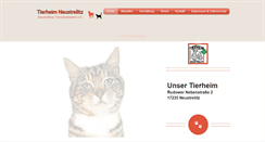 Desktop Screenshot of neustrelitzer-tierschutzverein.de